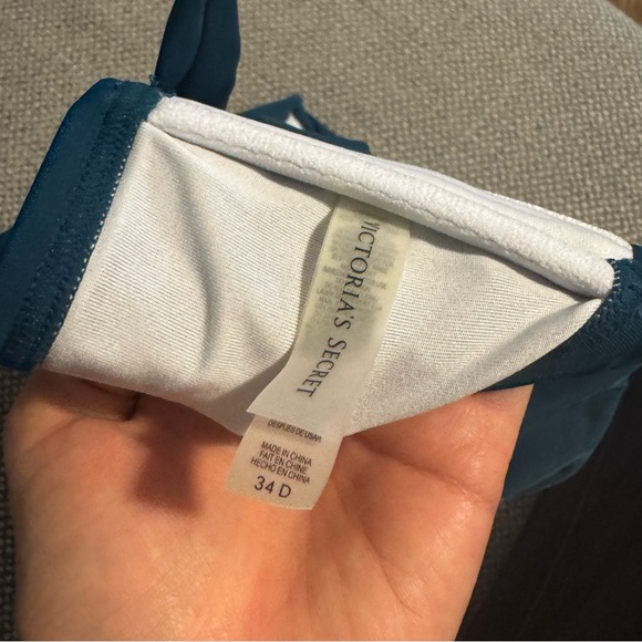 Teal Bandeau Bikini Top - Picture 3 of 6